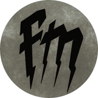 fm logo in black and white